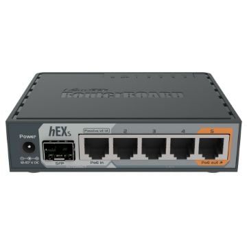 Picture of MikroTik RB760iGS hEX 880MHz Dual Core 256MB 5xGb PoE L4