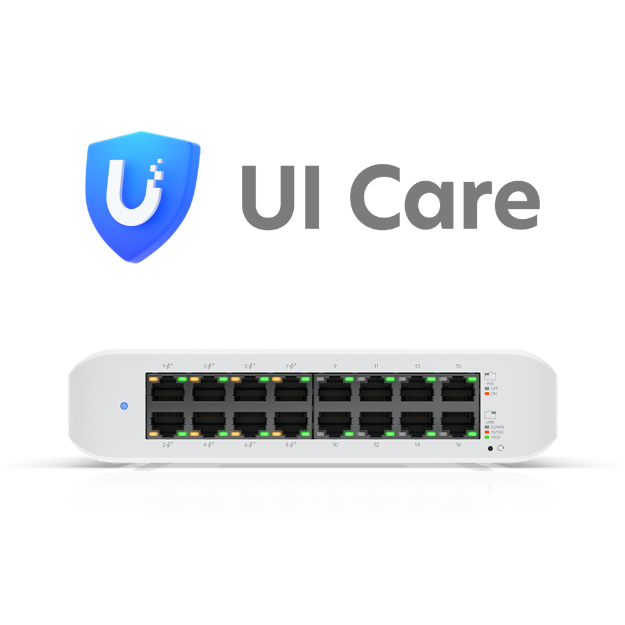 Picture of Ubiquiti Networks UICARE-USW-Lite-16-POE-D UI Care for USW-Lite-16-POE