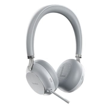 Picture of Yealink BH76-Teams-GRY-C-WCS Premium Bluetooth Headset w/Charge Stand Teams Gray USB-C
